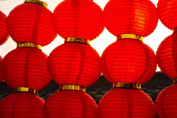 Lanterna Chinesa Lâmpada Iluminação — Fotografia de Stock