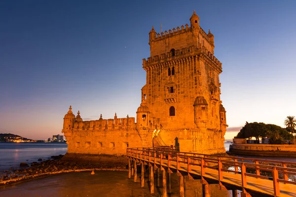 Torre Belem Unesco Dünya Mirası Görme Avrupa Tarihi Mimari Landmark — Stok fotoğraf