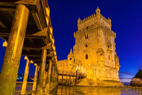 Torre Belem Unesco Dünya Mirası Görme Avrupa Tarihi Mimari Landmark — Stok fotoğraf