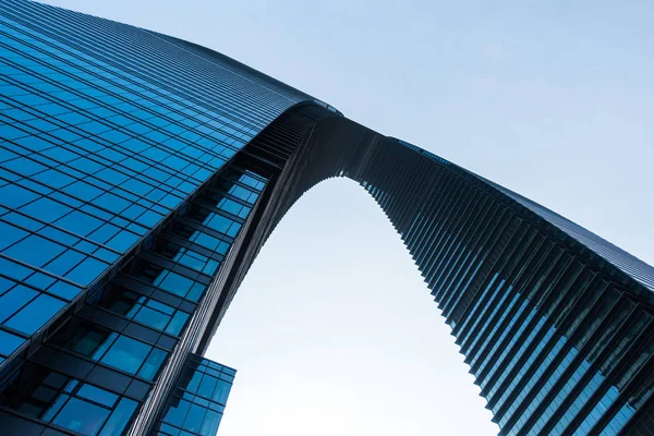 Blick Von Unten Auf Das Tor Des Orients Suzhou China — Stockfoto