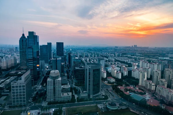 Modern Stadsarkitektur Suzhou Kina — Stockfoto