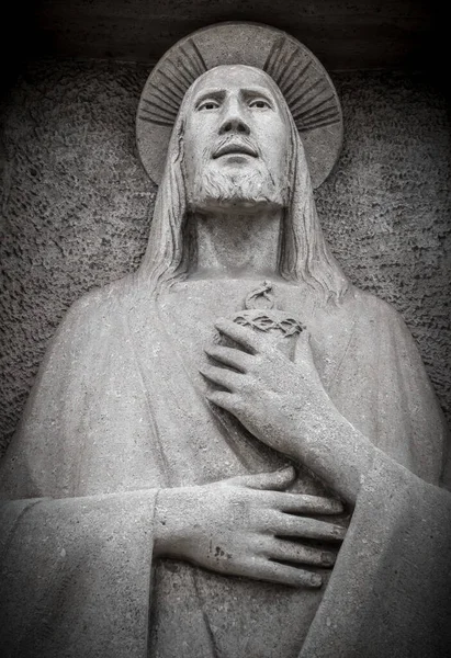 Bas Relief Pierre Jésus Christ Peut Être Utilisé Pour Des — Photo