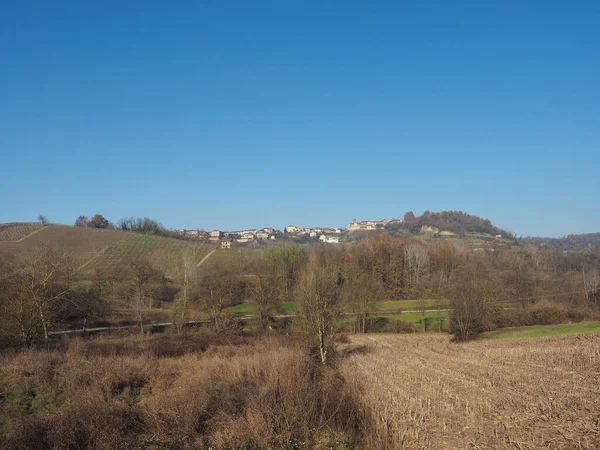 Uitzicht Van Stad Van Monta Alba Italië — Stockfoto