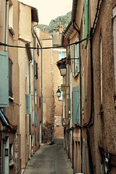 Typische Oude Straat Sisteron Provence Frankrijk — Stockfoto