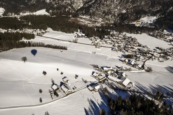 Ballong Österrike Alperna Vid Wolfgangsee Strobl — Stockfoto