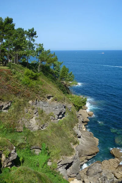 Utsikt Över Medelhavets Kust — Stockfoto