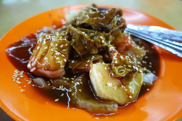 Κουάλα Λουμπούρ Στυλ Τσε Τσονγκ Φαν Μαλαισία Street Food — Φωτογραφία Αρχείου
