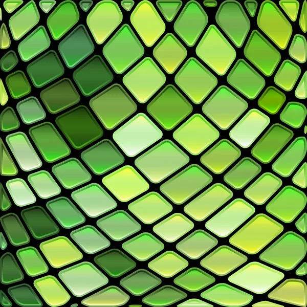 Vector Abstracto Manchado Vidrio Mosaico Fondo Verde Amarillo —  Fotos de Stock