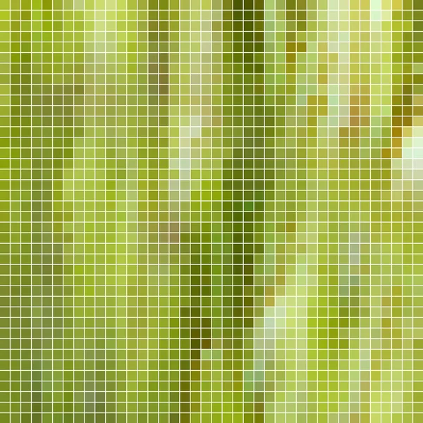 Abstrait Vecteur Carré Pixel Mosaïque Fond Vert Jaune — Photo