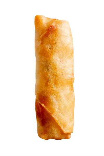 Deep Fried Spring Roll Isolated White Background — Stock Photo, Image