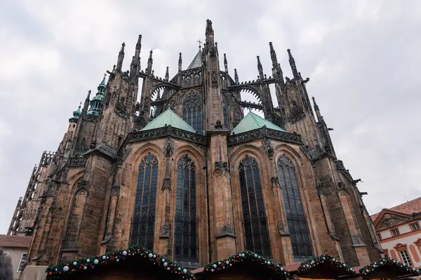 Blick Auf Die Kathedrale Des Vitus Prag Tschechische Republik — Stockfoto