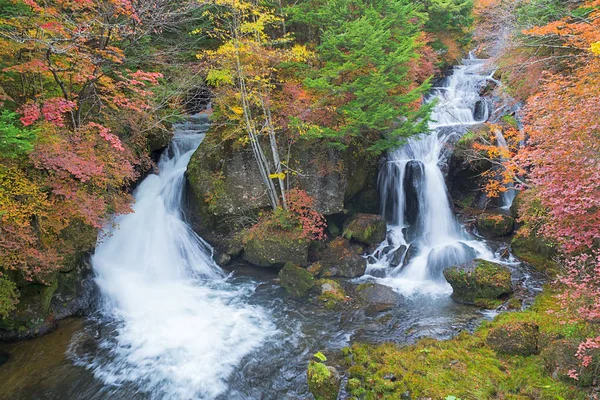 Ryuzu Waterfall Японською Означає Водоспад Головки Дракона Назва Походить Від — стокове фото