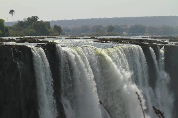 Victoria Falls Zambezi Zambia Zimbabwe — Stock Photo, Image