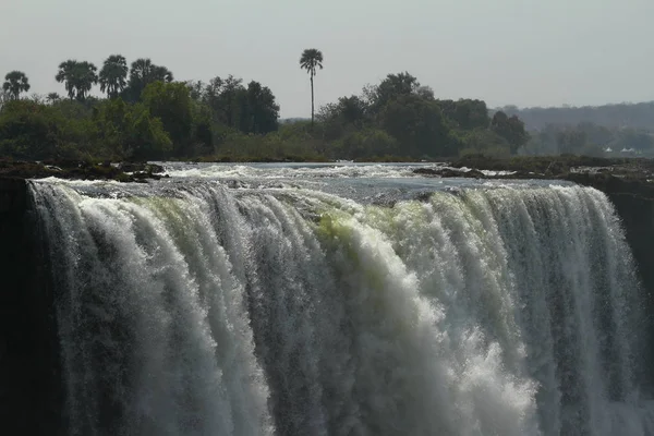 Viktória Vízesés Zambézi Zambia Zimbabwe — Stock Fotó