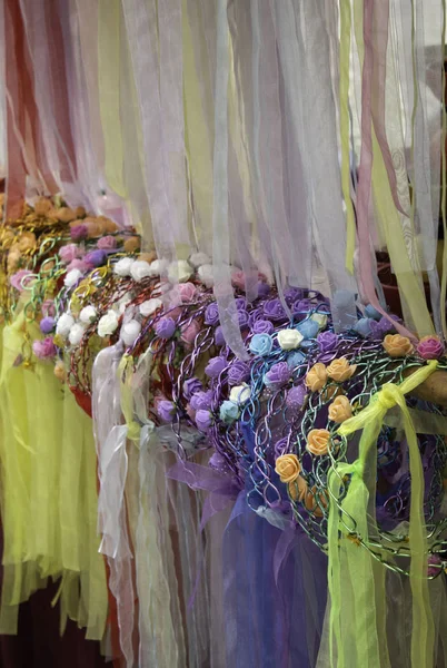Λουλούδι Του Κορδέλες Αξεσουάρ Μόδας Εκδηλώσεις — Φωτογραφία Αρχείου
