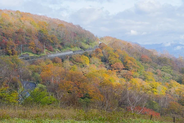 Sierra Kirifuri Área Lado Sureste Del Monte Akanagi Encuentra Norte — Foto de Stock