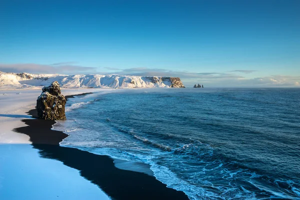 Dyrholaey Atlantic Iceland Vik Reynisdrangar Islandia — Foto de Stock