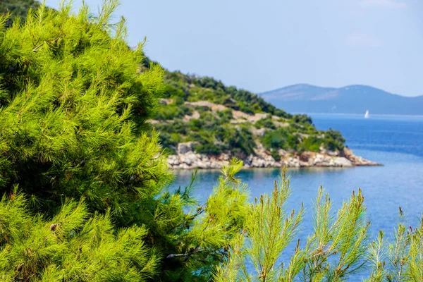 Красивый Вид Хорватию Летнее Время — стоковое фото