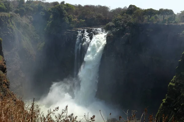 Viktória Vízesés Zambézi Zambia Zimbabwe — Stock Fotó