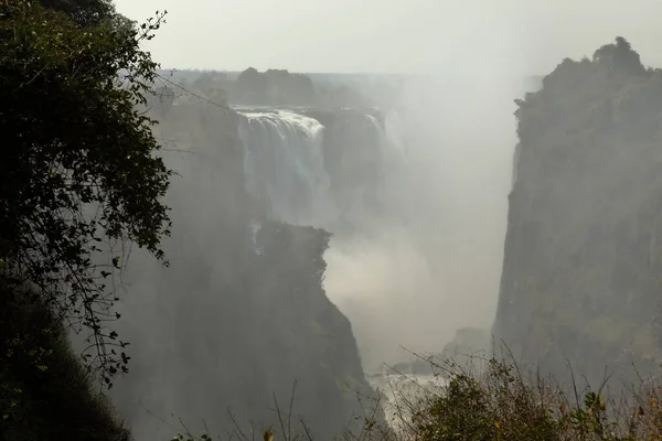 Viktória Vízesés Zambézi Zambia Zimbabwe — Stock Fotó