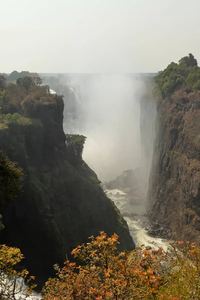 ヴィクトリアの滝 ザンビアとジンバブエのザンベジ川 — ストック写真