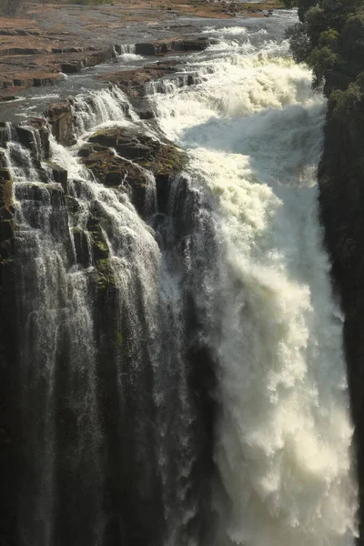 Victoria Falls Zambezi Zambia Zimbabwe — Stock Photo, Image