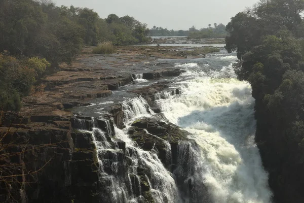 Victoria Falls Zambezi Zambia Zimbabwe — Stock Photo, Image