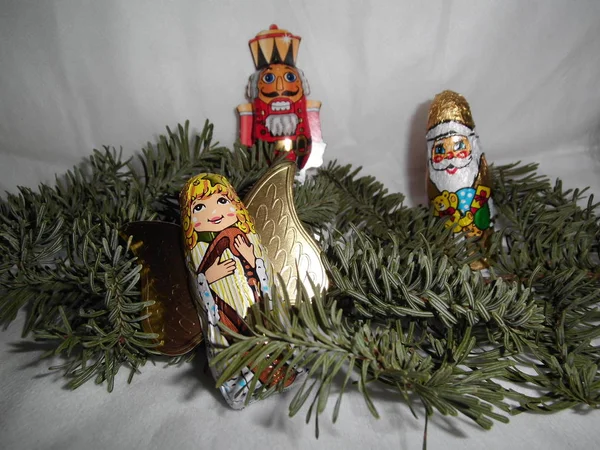 Symboliczne Figury Świąteczne Świątecznym Festiwalu — Zdjęcie stockowe