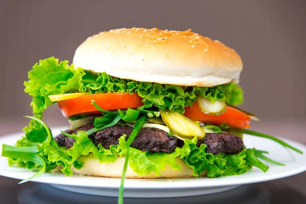 Carne Picada Cocida Espacio Para Copiar — Foto de Stock