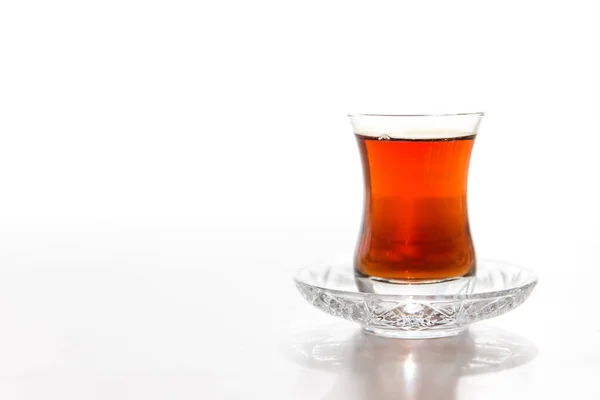 Türkische Desserts Und Tee — Stockfoto