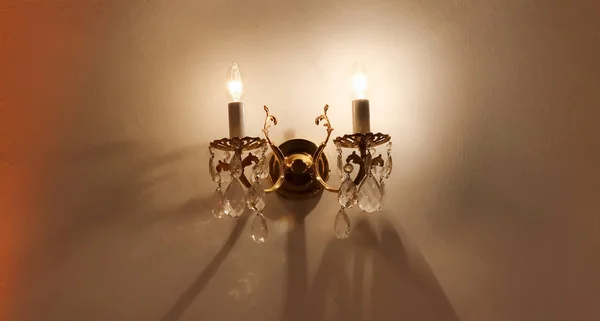 Lustre Lâmpada Luz Decoração — Fotografia de Stock