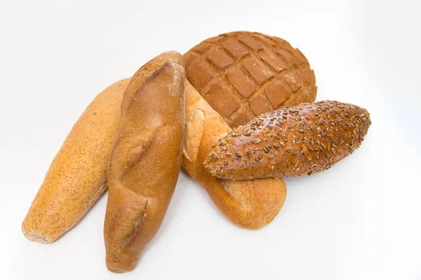 Composition Various Breads — Stock Photo, Image