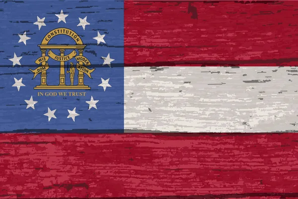 Flag Usa State Georgia — Stock Photo, Image