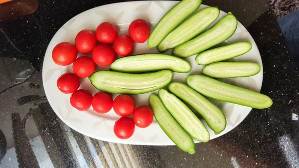 Vorspeise Tisch Service Essen Ein Vorspeise — Stockfoto