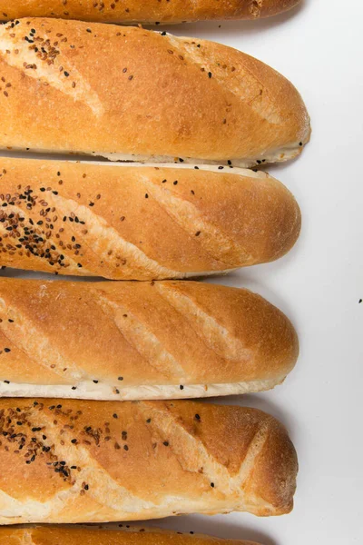 Zusammensetzung Verschiedener Brote — Stockfoto