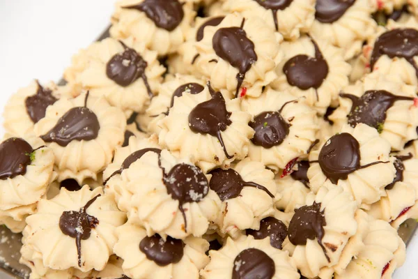 Trockene Kuchen Hintergrund Nahaufnahme — Stockfoto