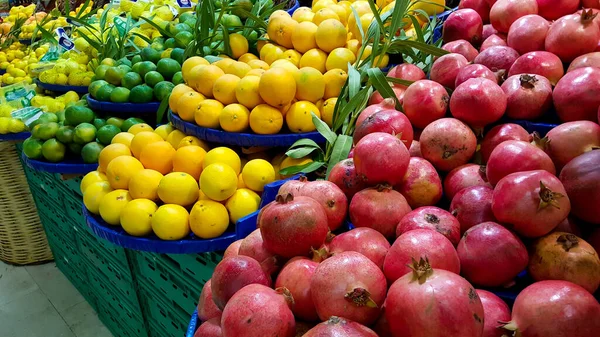 Closeup Citrus Fruits — Stock Photo, Image