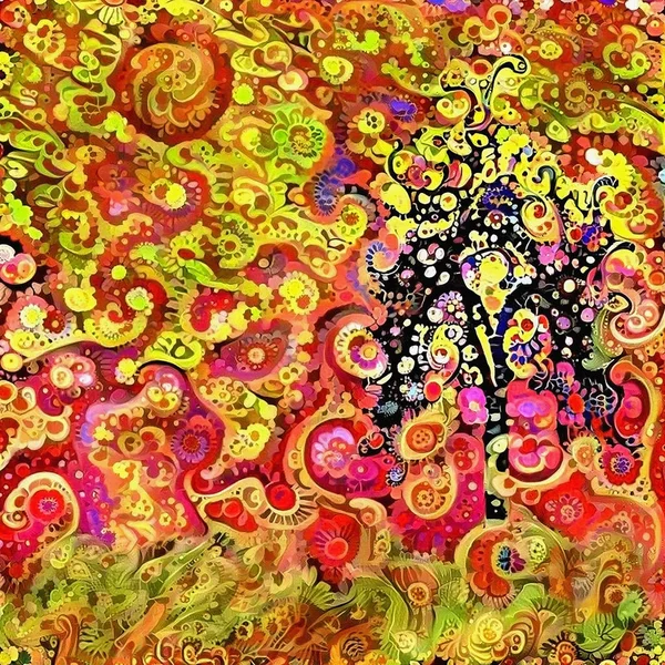 Colorful Pattern Ethnic Motif — Stock Photo, Image