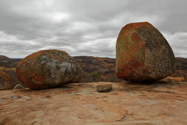 Paesaggio Del Parco Nazionale Del Matopo Zimbabwe — Foto Stock