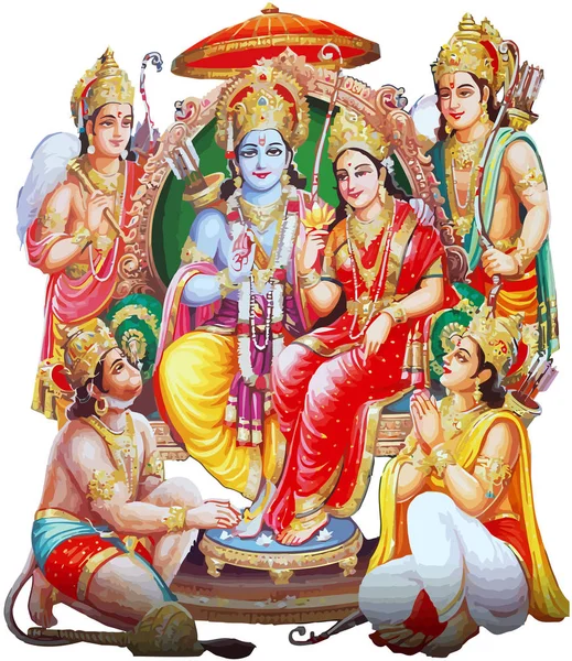 Ganesha Świątyni Hinduskiej Wiary Pana Maha Shivaratri Mitologii Ilustracja — Zdjęcie stockowe