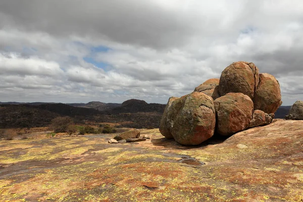 Paesaggio Del Parco Nazionale Del Matopo Zimbabwe — Foto Stock