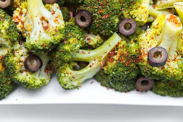Salad Brokoli Lezat Close — Stok Foto