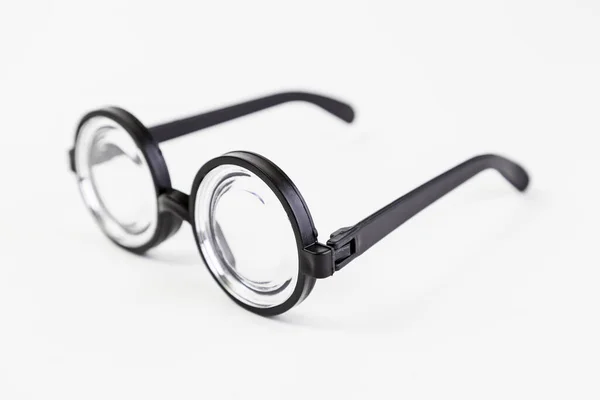 Plastic Glasses Crystal Detail Great Graduation Goggles Vision Problems Myopia — Stock Photo, Image