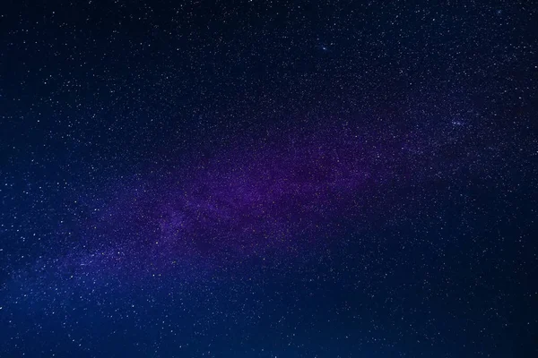 Droga Mleczna Gwiazdy Nocnym Niebie — Zdjęcie stockowe