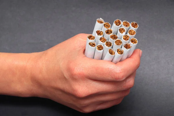 戒烟概念背景 — 图库照片