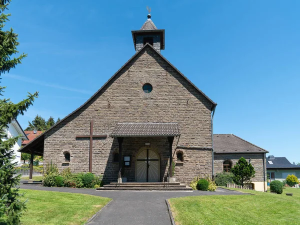 Pfarrkirche Klasmühle Dorf Odenthal Deutschland — Stockfoto