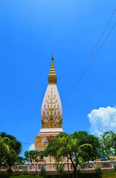 Pagode Buntes Symbol Des Buddhismus Schöne Pagode Bei Tha Loei — Stockfoto