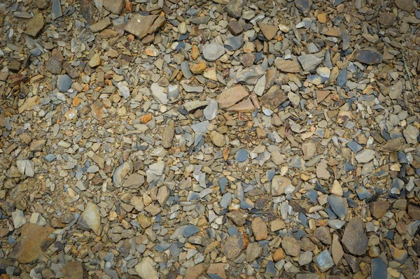 Rock Gravel Texture Background Natural Stones Small Rock Gravel Brown — Stock Photo, Image