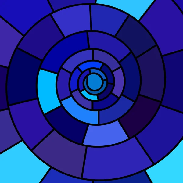 Abstract Vector Glas Mozaïek Achtergrond Blauw Violet Spiraal — Stockfoto