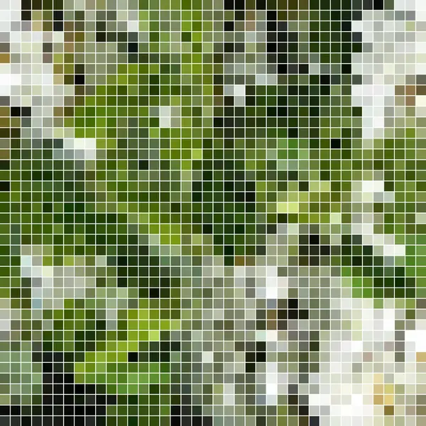 抽象的なベクトル平方ピクセルモザイクの背景 — ストック写真